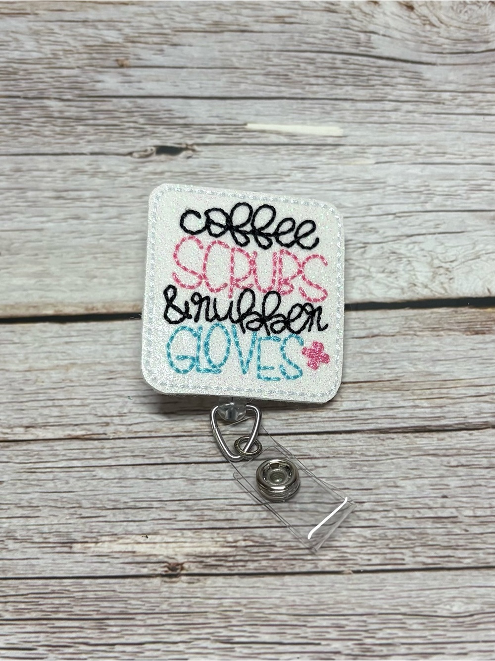 Badge Reel- Coffee